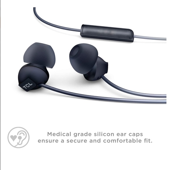 TCL Socl300 in-Ear Earbud Noise Isolating Wired Headphones with Built-in Mic - Picture 3 of 8